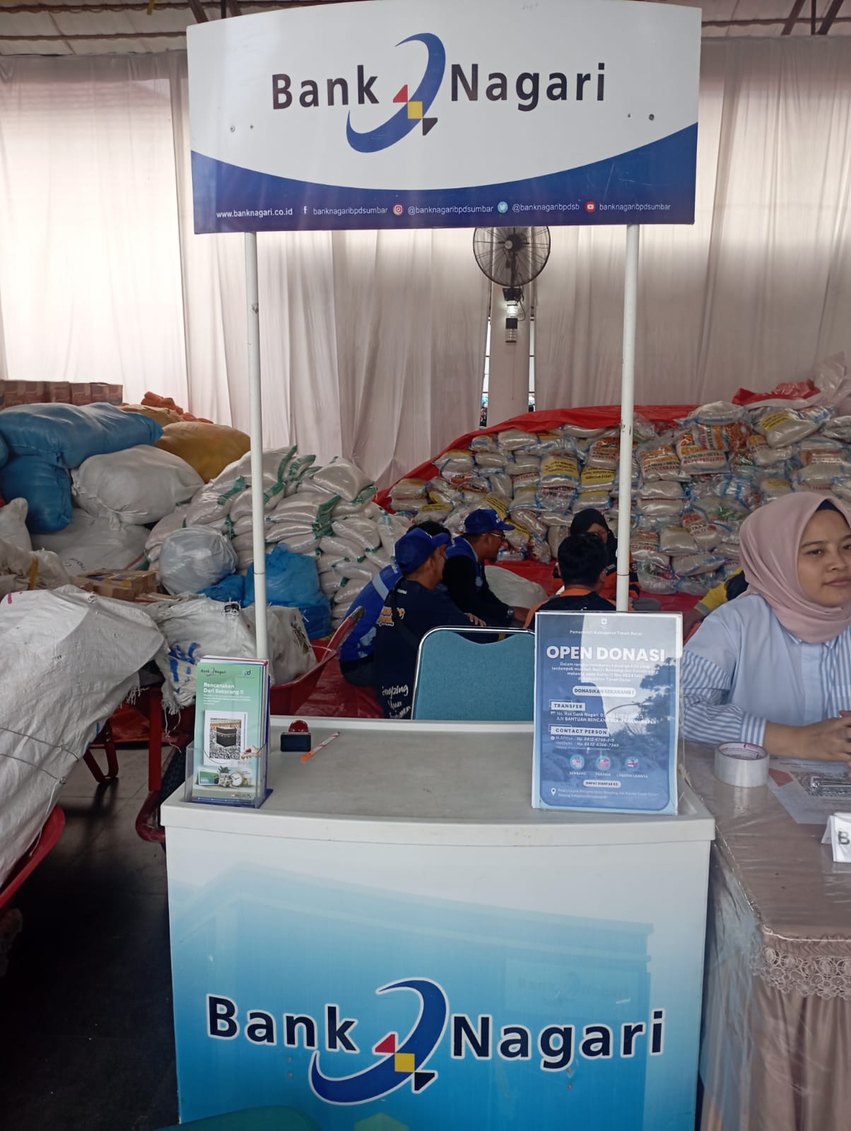 Pojok layanan Bank Nagari